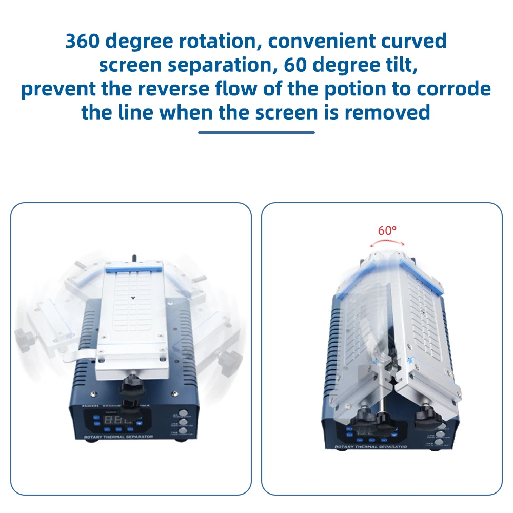 Kaisi 946 MAX Double Pump LCD Screen Separator Rotation Curved Screen Separate Glue Remover Machine Heat-Free Disassembly Repair