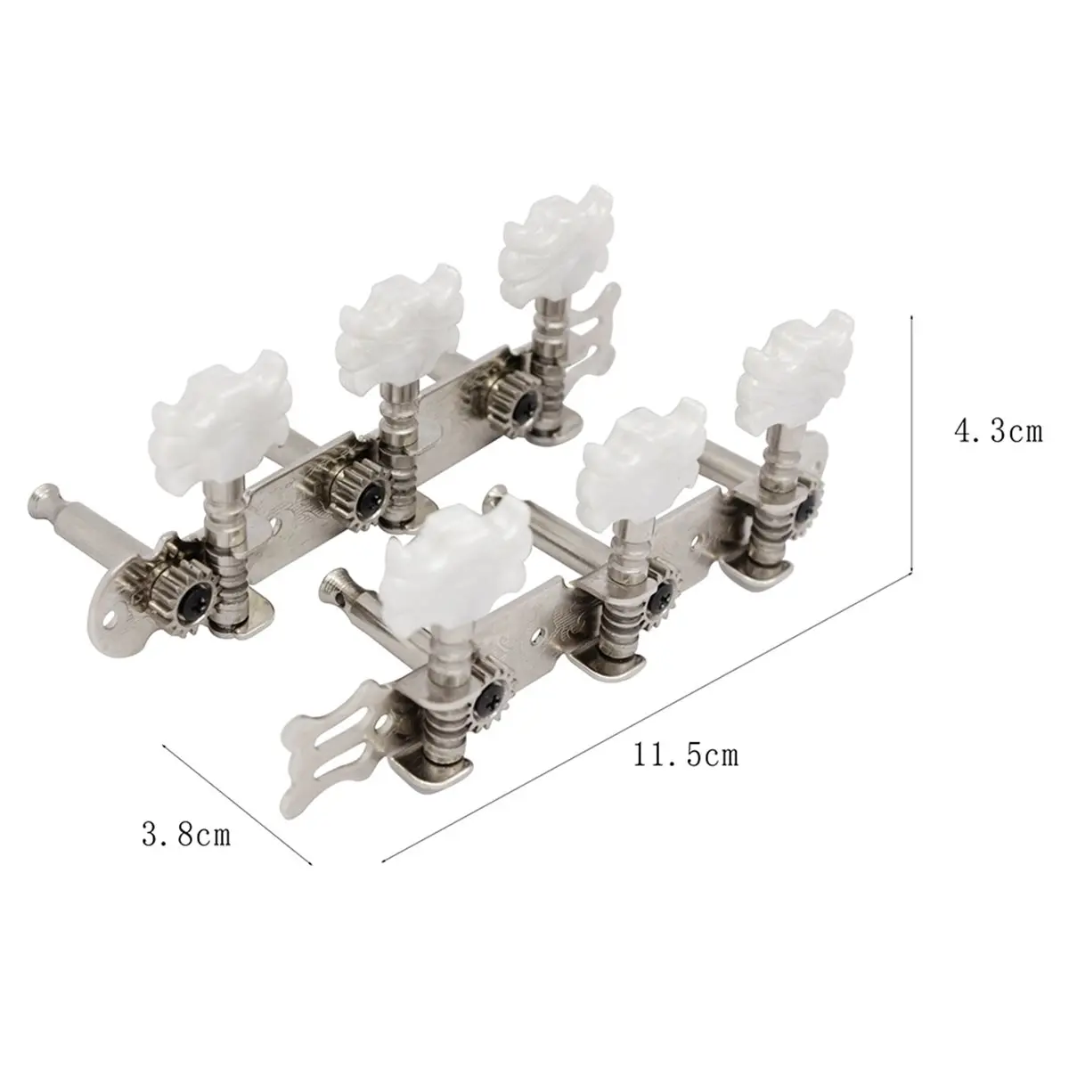[828 Sale] 2Pcs Guitar Tuning Pegs Classical Guitar Machine Heads Tuners 3L3R Guitars Tuning Keys Tuning Keys for Guitars view 5
