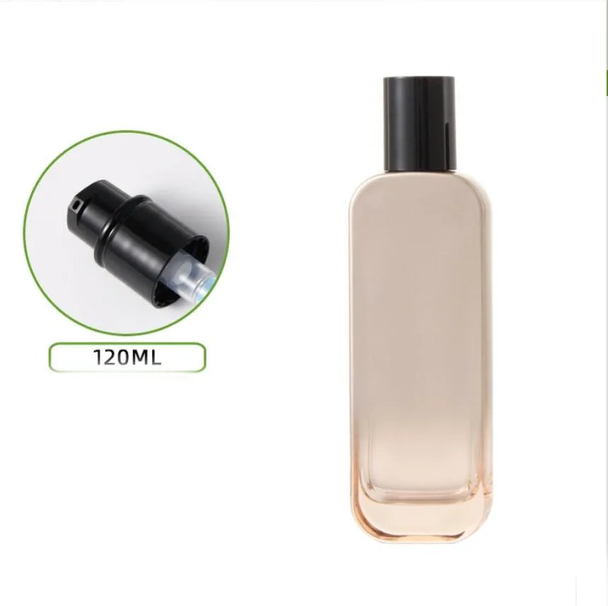 

120ml gold glass bottle black pump serum/lotion/emulsion/foundation/essence toilet toner water skin care cosmetic packing