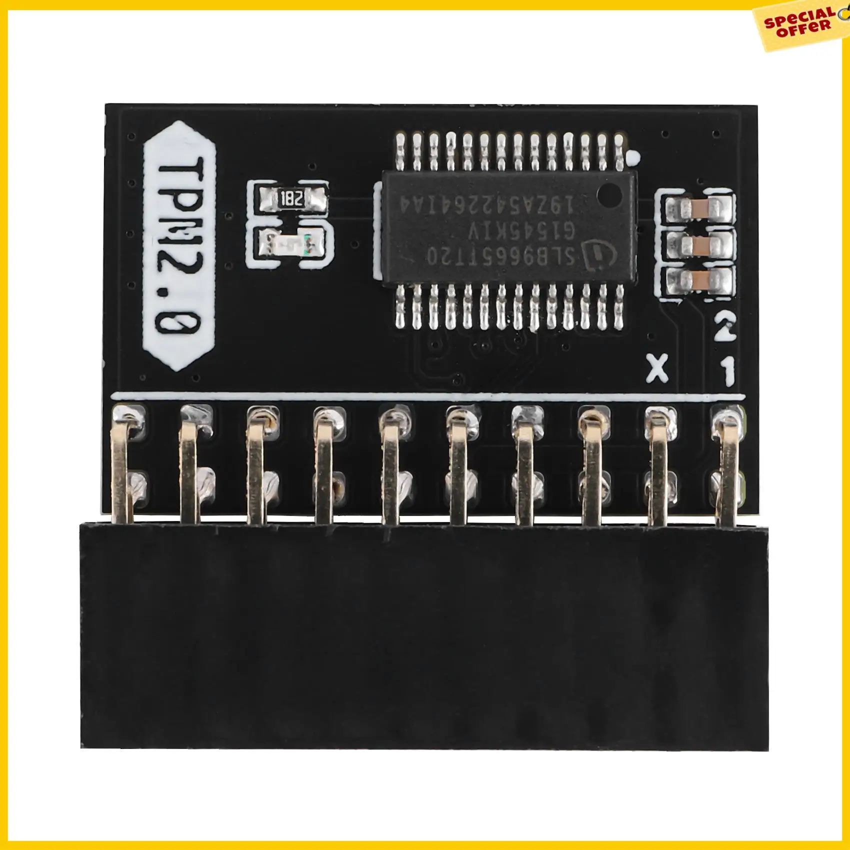 وحدة حماية A25P LPC 20Pin لـ ASUS TPM-L R2.0/جيجابايت GC-TPM2.0 وحدة منصة الثقة المتوافقة 20-Pin 20-1 L2P7