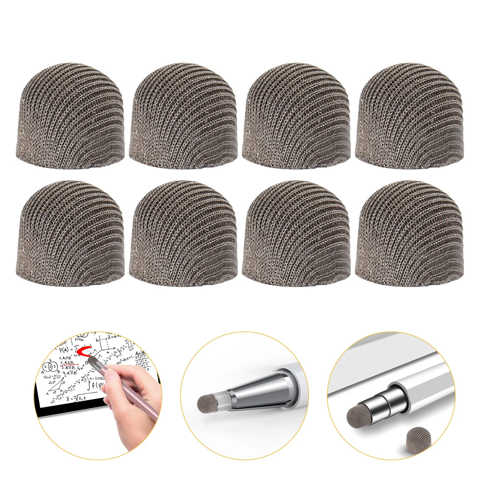 

50Pcs Fine Tip Stylus Replacement Nibs for Capacitive Screens Enhanced Durability Fast Response Ideal for Note Taking and Art