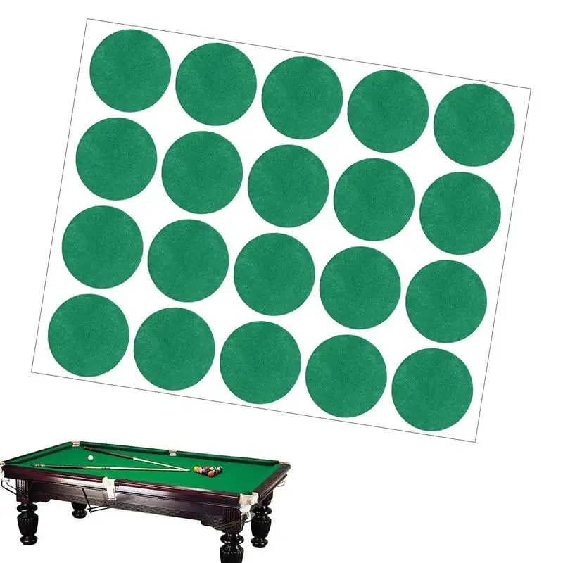 Billiard Patch Stickers Quick Fix Billiard Cloth Repair Table Cloth Precise Marking Dots Snookers Patch Easy DIY Pool Table Felt