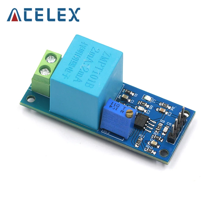 Active Single Phase Voltage Transformer Module AC Output Voltage Sensor Mutual Inductance Amplifier for Arduino Mega ZMPT101B