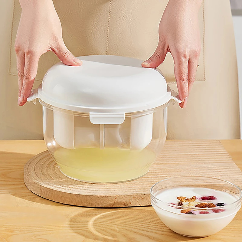 Coffee Yogurt Filter Maker Self-Made Greek- Yogurt Soybean Milk Cheese Whey Separator Water Draining Fine Mesh Strainer