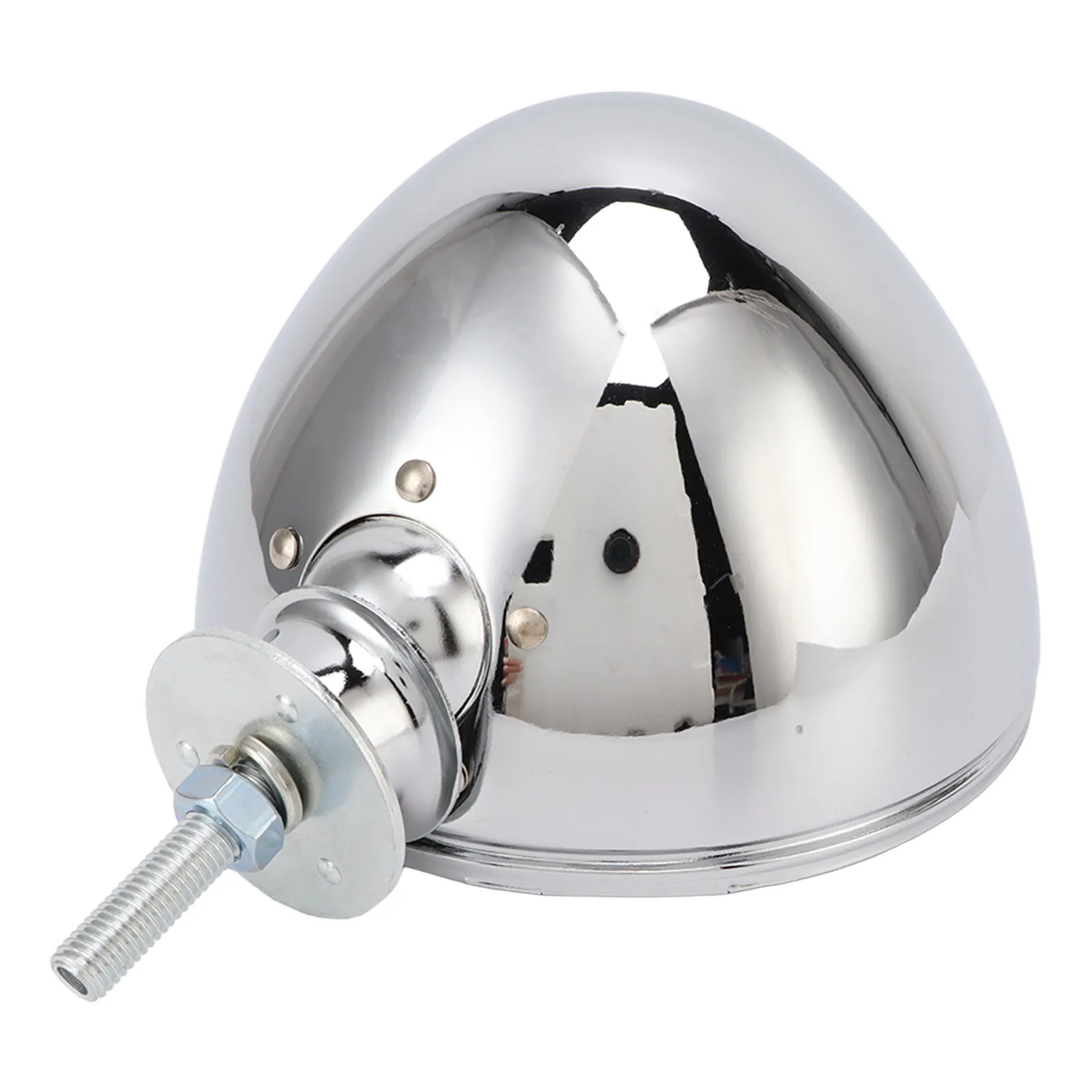 

2Motorcycle Headlight Bracket Waterproof Rust Proof Silver Universal Fit For Motorbike with 7in Headlight