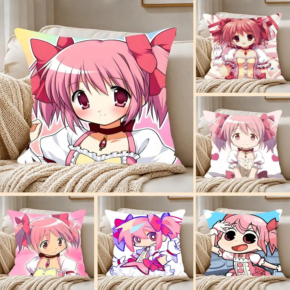 Dark anime Kaname Madoka Cushion Cover Modern Minimalist Cushion Cover Living Room Home Decor Pillow Case