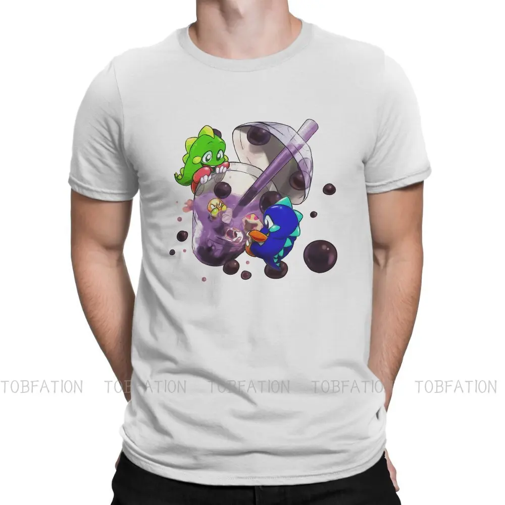 Camiseta de algodón para hombre, camisa con estampado de burbujas, Bobble, Pinball, juego Boba, Taro, con cuello redondo