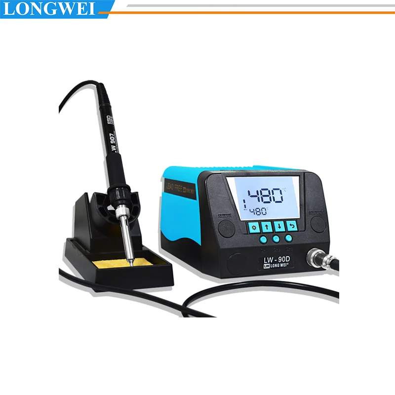 Factory Sales Longwei LW-60D 60W LCD Display Soldering Station Iron For SMD Rework Station