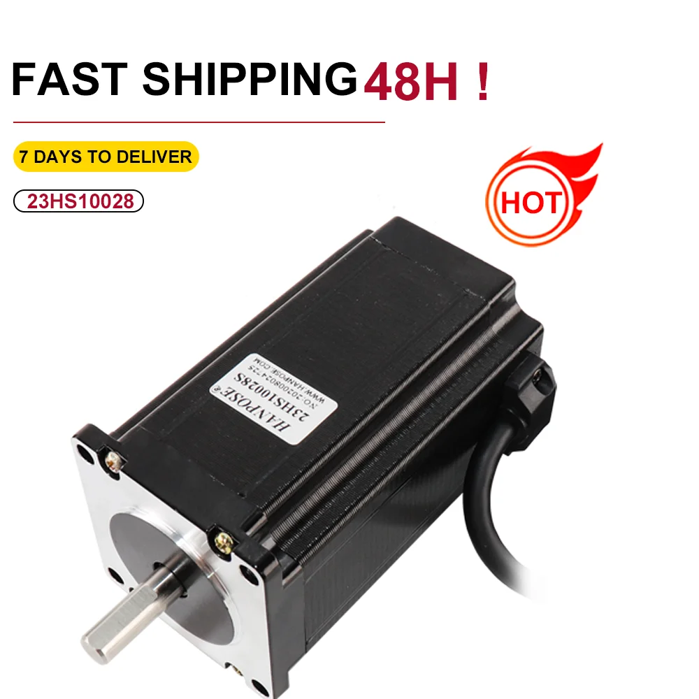 1 Pcs1.8 Degree 23HS10028 2 Phase 4 Leads Nema 23 Stepper Motor 2.8A 260N.cm CNC Engraving Machine 3D Printer 57 Stepper Motor