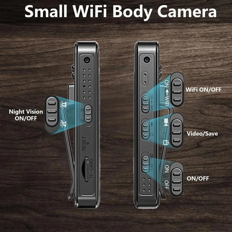 HD 1080P Mini Camera WiFi Draagbare Digitale Video Recorder BodyCam Infrarood Nacht Camcorder Pocket Actie Sportcamera