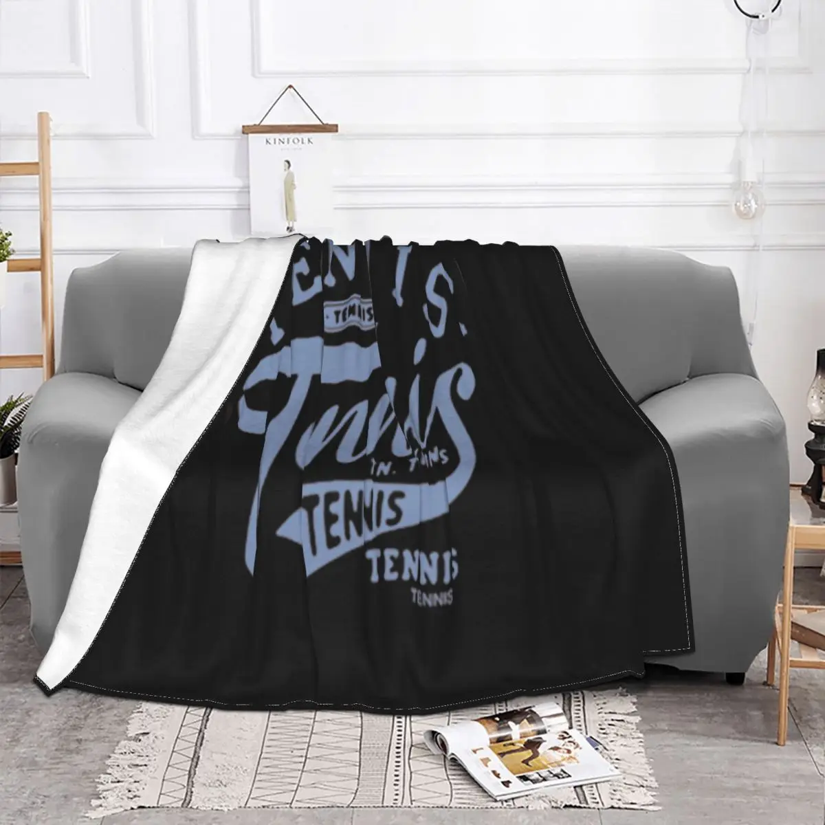 Game Grumps Tennis Tennis Lovers Summer Style New Design Cheap Price Newest Girl Music Simple Humour Casual Throw Blanket