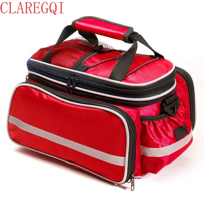 Wearresistantanddurable bike rack bag Largecapacityandwaterproof bike bag ebikeaccessories Safety reflectiontrunkridingcamel bag