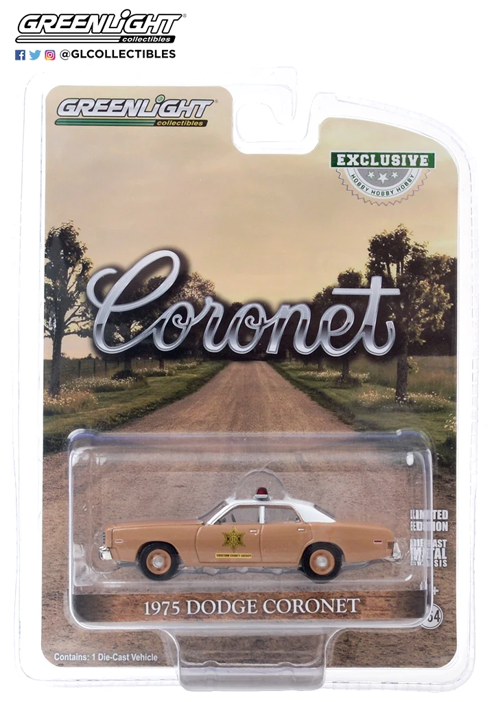 

1:64 1975 Dodge Coronet Diecast Metal Alloy Model Car Toys For Gift Collection