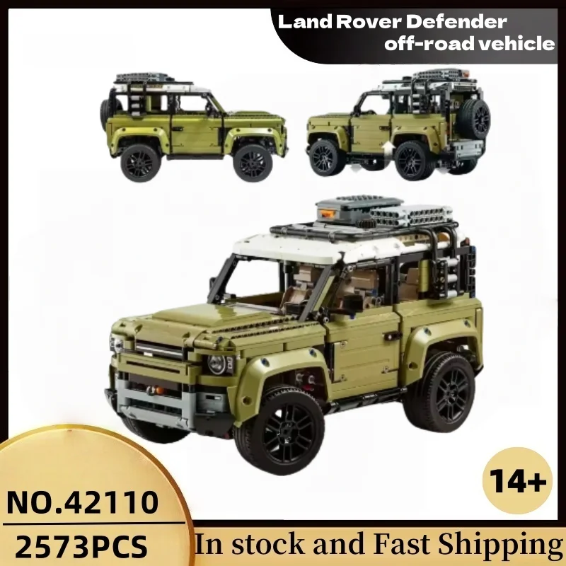 2573PCS Technical Land Off-road Defender Sports Car Building Blocks 42110 MOC  Bricks for Boys Vehicle Toys Gift For Children