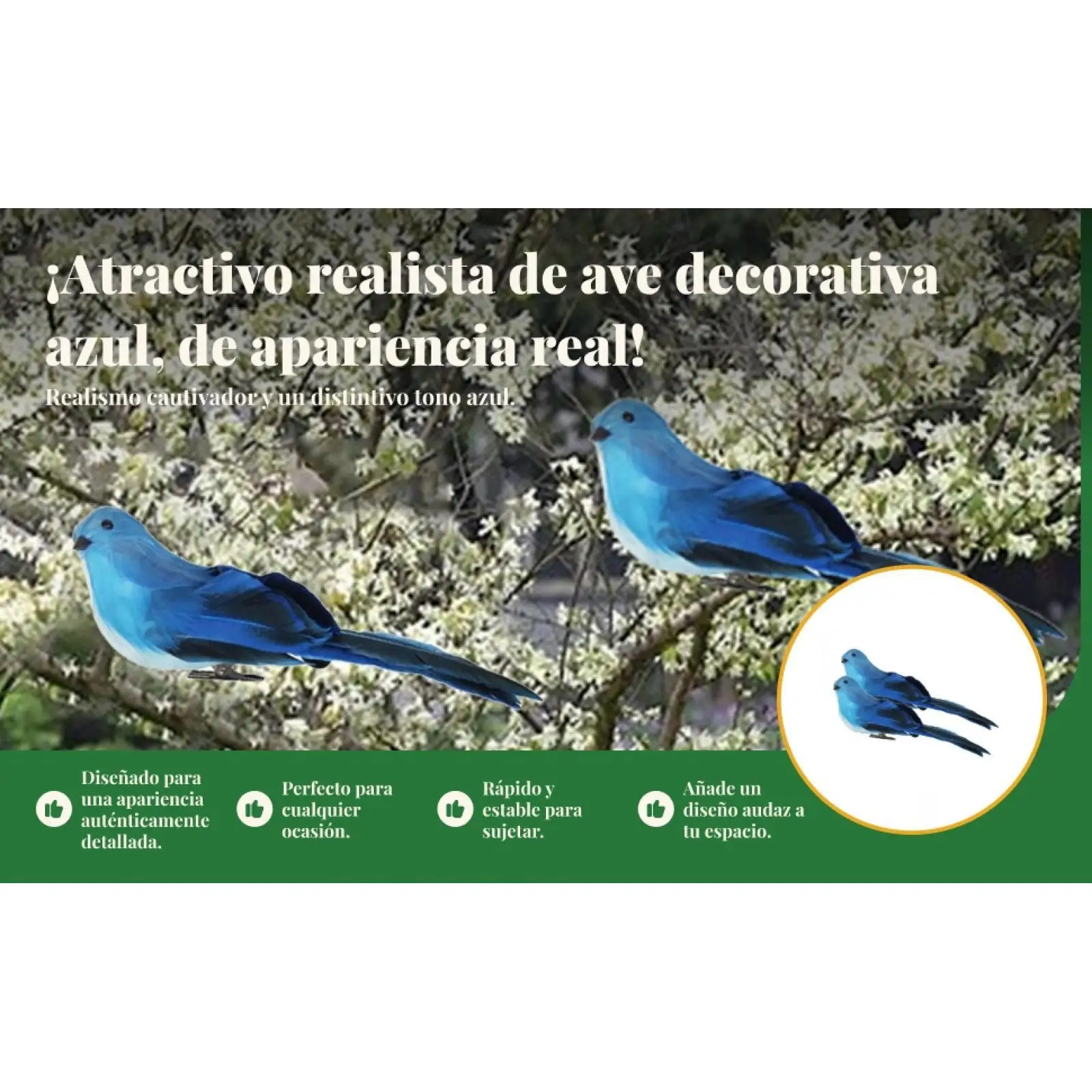 Realistic Artificial Feathered Craft Birds Foam Decorative Bird Ornaments for Home Garden Decoration