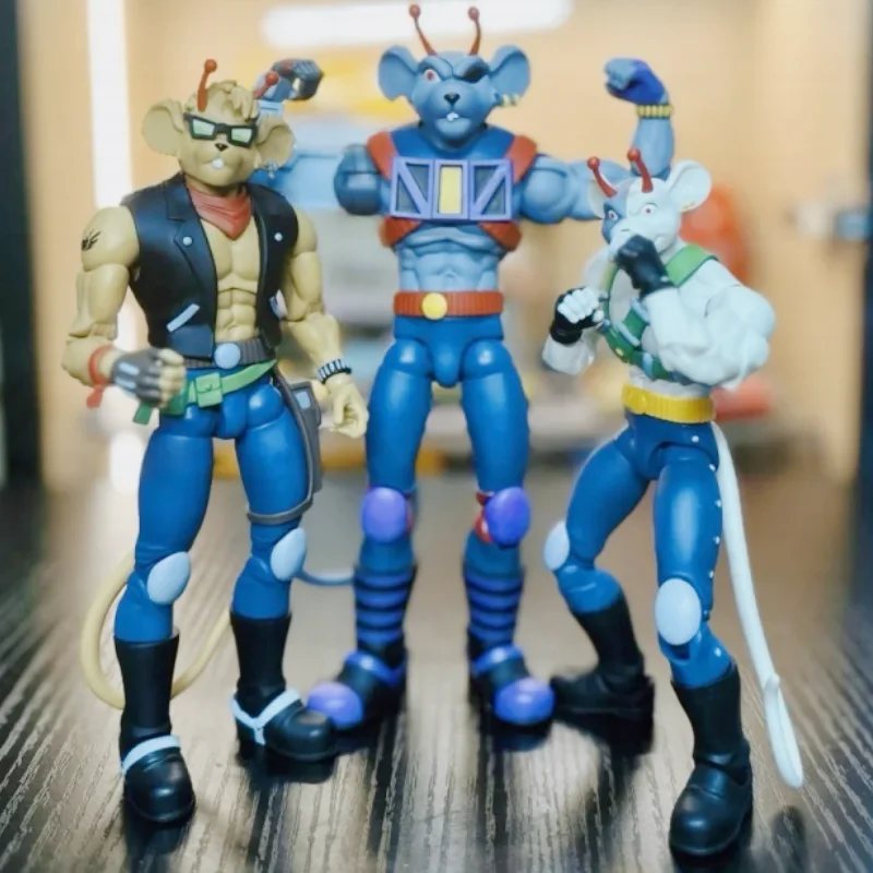 

Limited Stock Official Nacelle Biker Mice from Mars Wave 1-Throttle & Vinnie 2nd Edition Action Figures 90s Cartoon Collectible