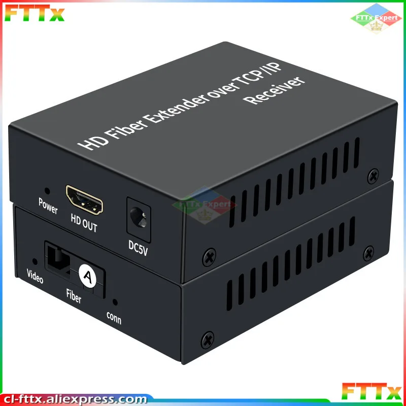 3Km HDMI Fiber Extender IP Transceiver over SC Fiber Optical Cable 1080P HDMI to Fiber Video Transmitter Receiver for PC DVR TV