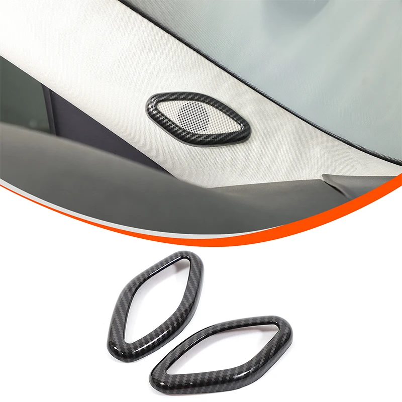 

Front A Pillar Speaker Frame Trim Car Decorative Sticker Tweeter Frame Decal Car Supplies For Cadillac Escalade GMT926 2007-2014