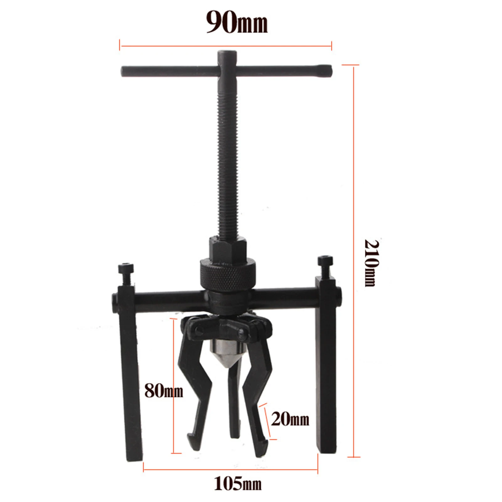 Heavy Duty 3 Jaw Inner Bearing Puller Auto Bushing Gear Extractor 3 Jaw Gear Puller Automotive Machine Tool Car SUV Motorcycle