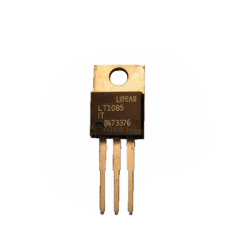 10PCS LT1085IT low-voltage differential Regulator TO-220 three-terminal voltage regulator 3A Current withstand 12V