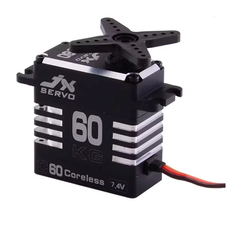 JX B60 C60 풀 메탈 브러시리스 모터 서보 RC 8.4V 60KG 고토크 디지털 서보 RC 자동차 모델 항공기 로봇 팔 크롤러용