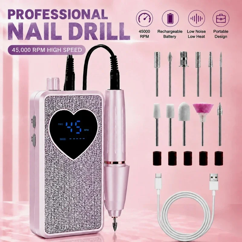professional-45000rpm-rechargeable-nail-drill-low-noise-portable-nail-sander-with-led-display-for-gel-polish-salon-manicure