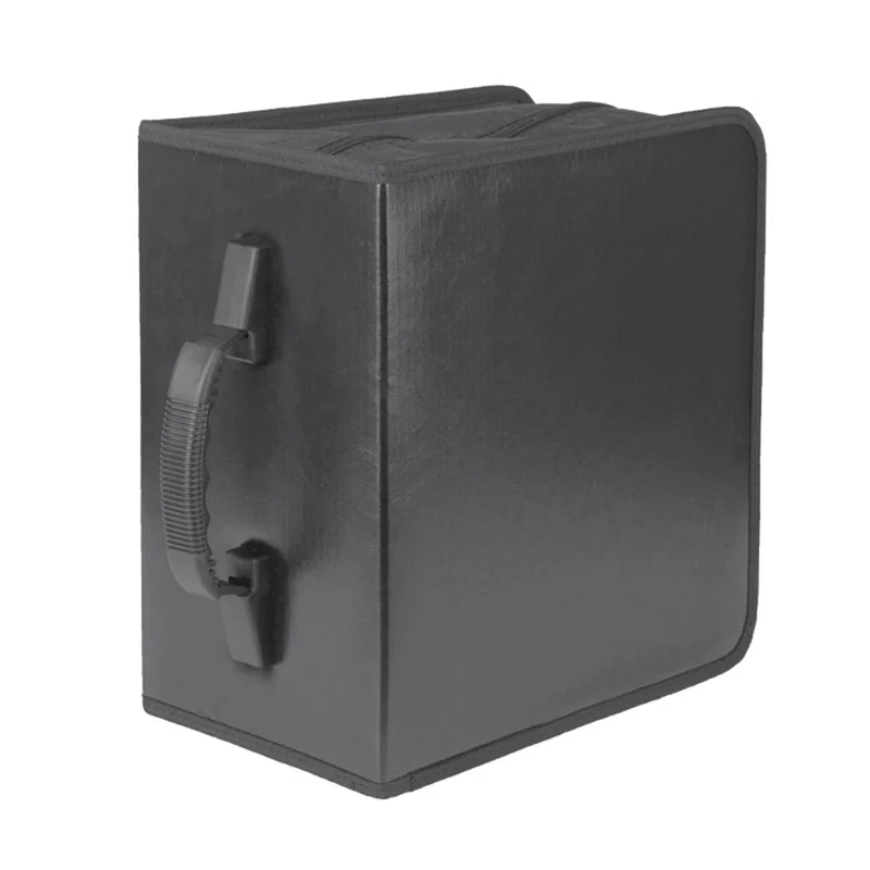 حافظة تنظيم تخزين الأقراص المضغوطة/DVD بسعة 400 محمولة، حامل أقراص مضغوطة عالي السعة للمنزل والسفر