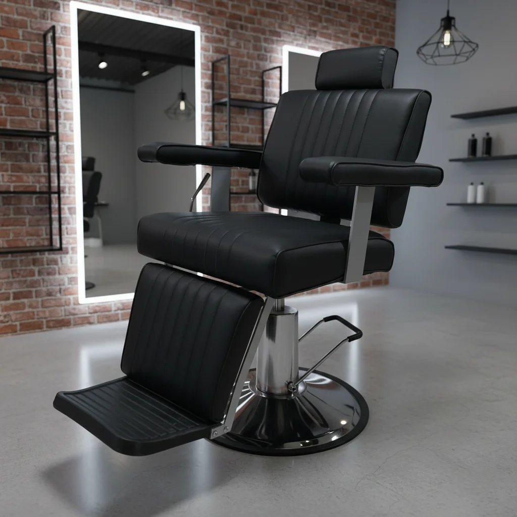 

@#A 2026 Modern Lift Hair Cutting Seat Beauty Men Salon Chair Professional Hydraulic Pressure Hair Salon Barber Barber Chair