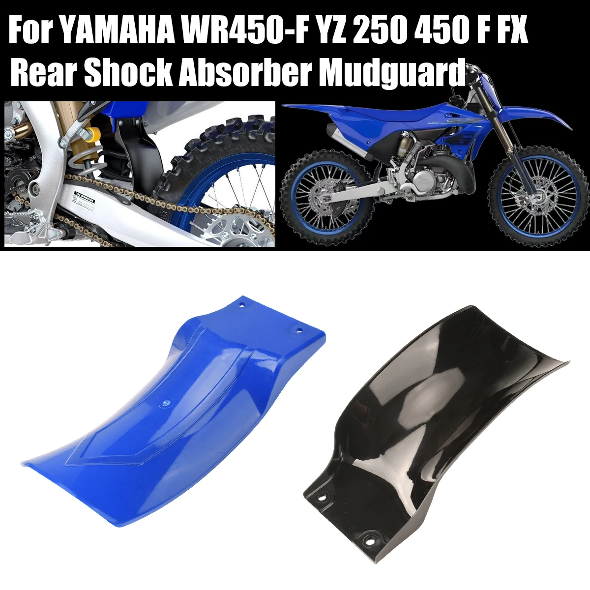 

NEW Rear Shock Absorber Mudguard For YAMAHA YZ250-F YZ250FX YZ450-F YZ450 FX WR450F 2018 2019 2024 2025 Motorcycle Parts