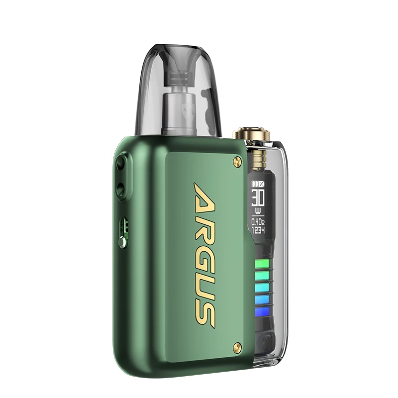 السجائر الإلكترونية الأصلية VOOPOO Argus P2 Kit 30W Pod Vape 1100mAh Battery 2ML ARGUS Top Fill Cartridge 0.4/0.7ohm Vaping