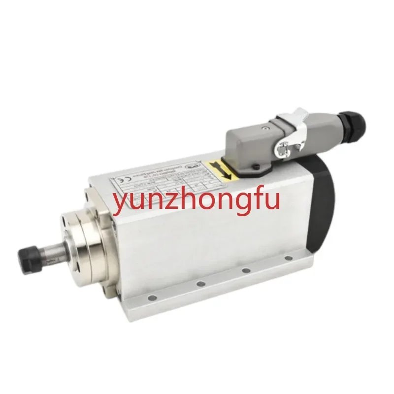 1.5 Kw ER11High Speed Square Air Cooled Spindle Motor For CNC Router Machine Tool