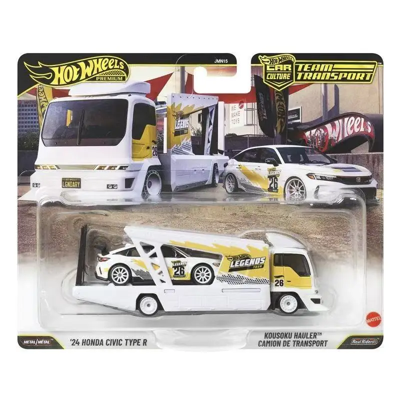 

Оригинальная коллекционная модель автомобиля Hot Wheels 2026 года, серия Team Transport FLF56, серия «Легендарное путешествие», масштаб 1/64: Honda Civic, BMW, Toyota, Ferrari, Mercedes-Benz, Ford F-150, Land Rover, GTR. Литая модель из сплава для мужчин.