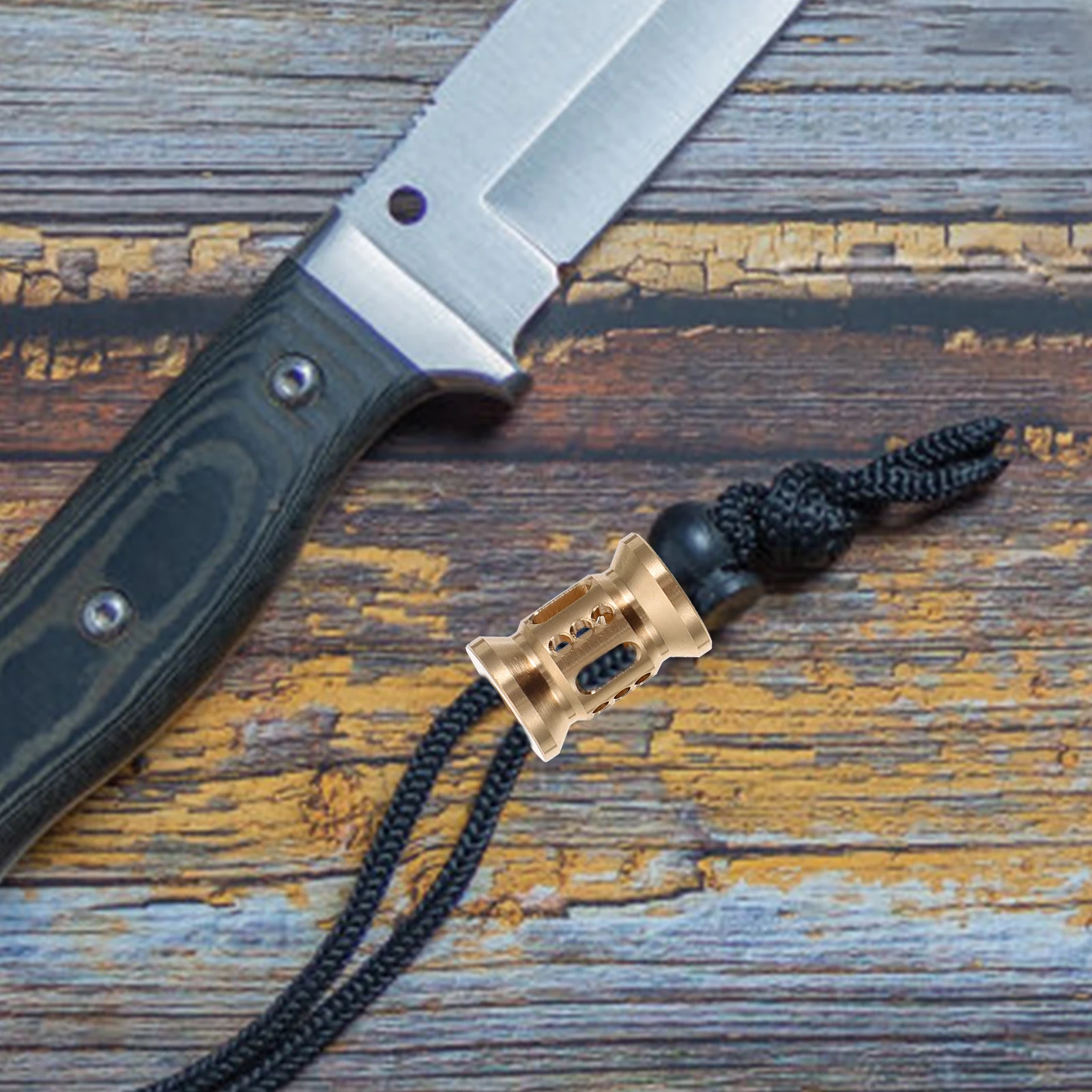 

1pc Brass Cutter Pendant Mini Keychain Craft Rope Hanging Decor Diy Accessory Bag Charm Lightweight Durable Elegant Paracord