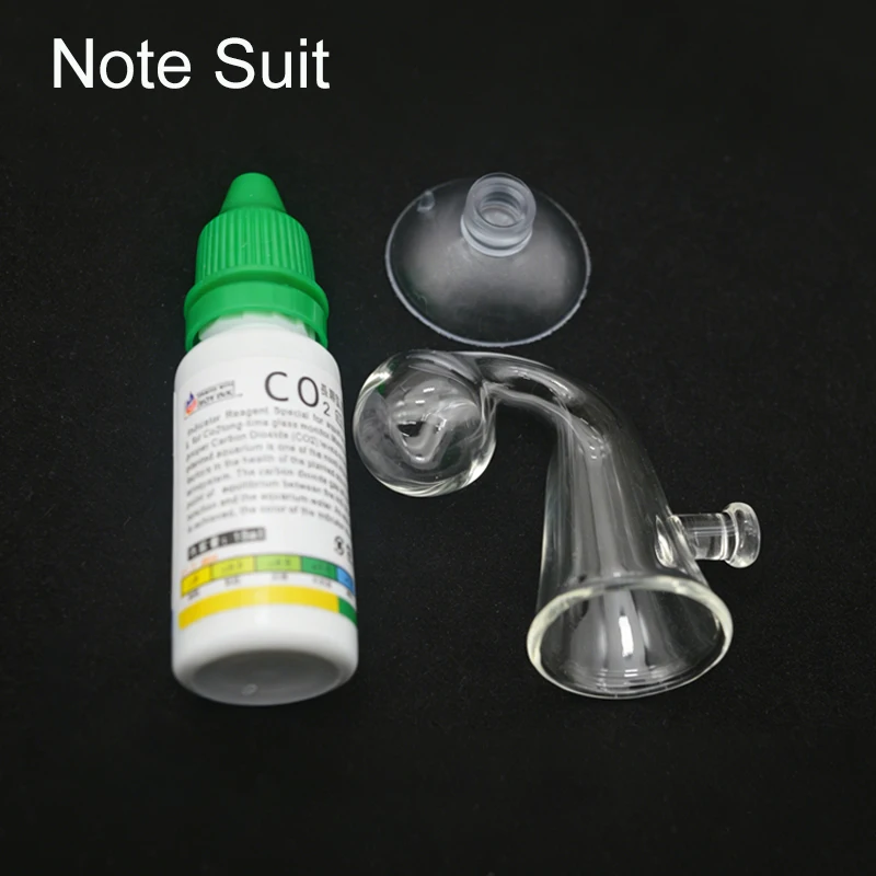 Aquarium CO2-Indikator DIY Fischbecken Glas-Flüssigkeitstester Monitor für Pflanzen Gras CO2-System Konzentrations-Abfallkontroll-Kit 15ml