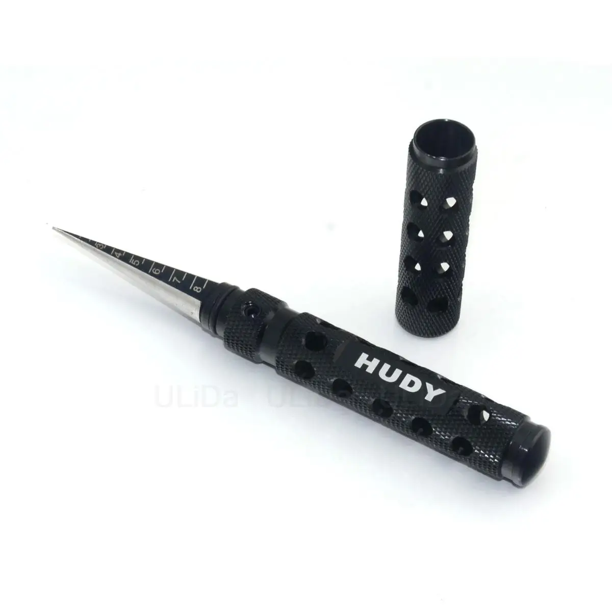 Hudy Limited Edition Reamer Hole Puncher for Body 0-9mm + Cover Small 107601 for 1/10 RC Remote Control Car Tools