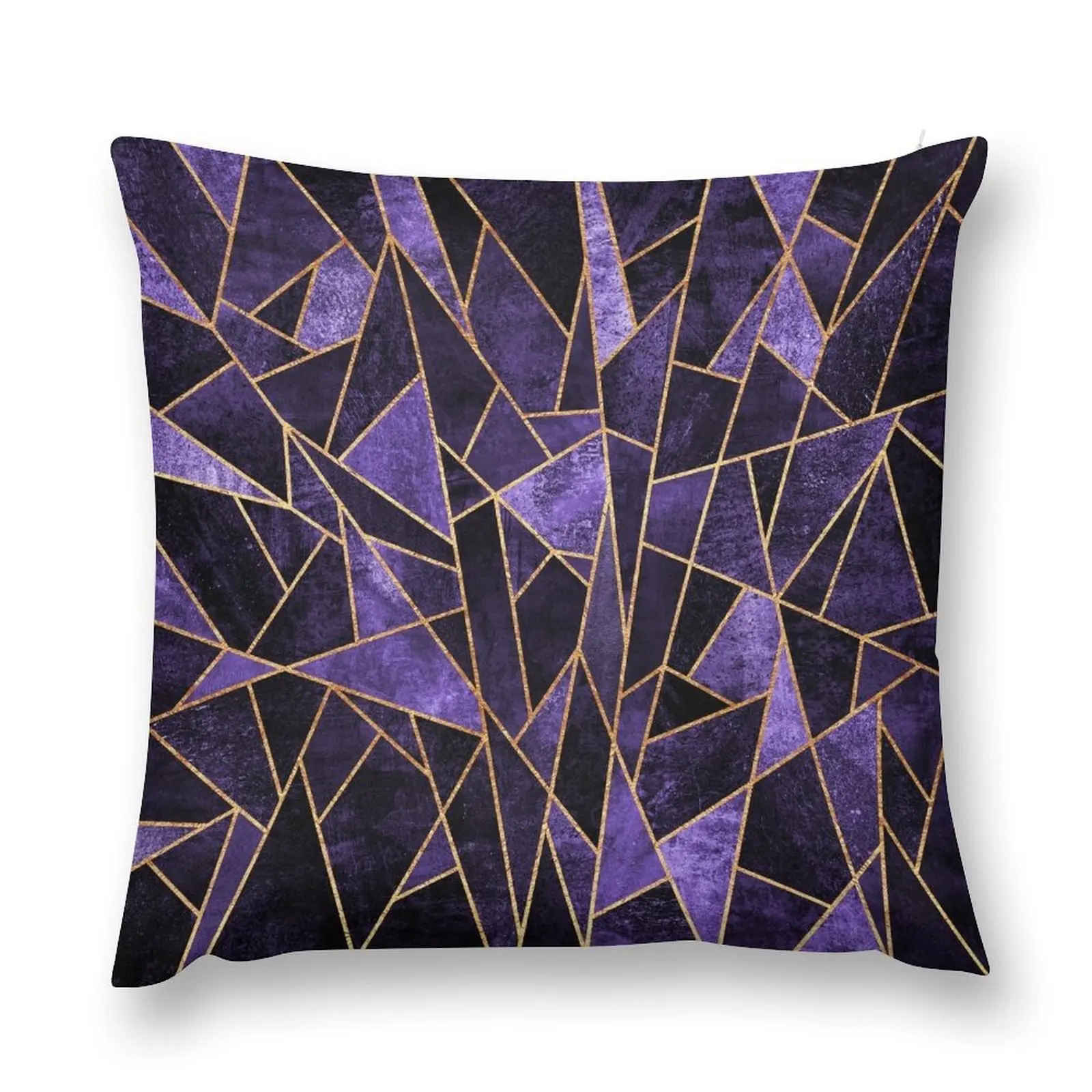 

Shattered Amethyst Throw Pillow bed pillows Decorative Cushion Cover Pillowcase Cushion pillow