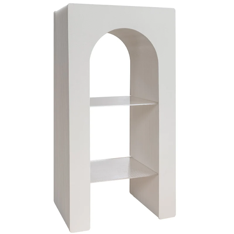 

Folding paper sofa side cabinet small coffee table light luxury home creative mini side table bedside shelf small table 거실테이블