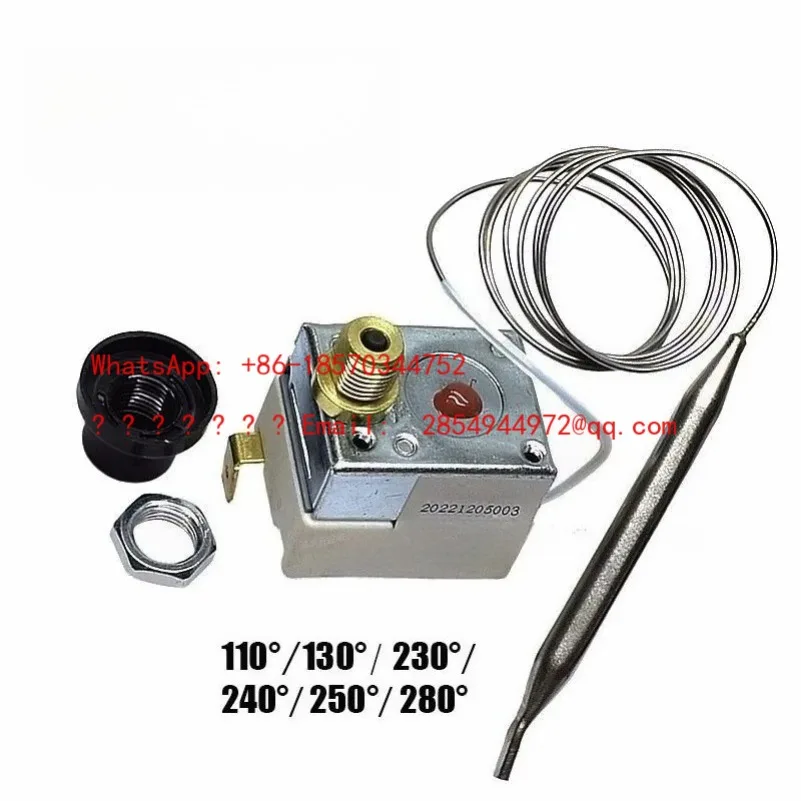 Electric Fryer Oven Electric Pancake Temperature Control 110° 130° 230° 240° 250° 280° Temperature Limit Protector Thermostat