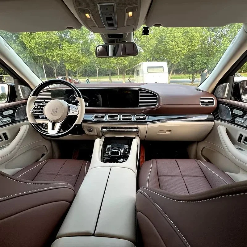 ل 06-19 X166 ML/GL/GLS/GLE ترقية تركيبات مقاعد لوحة القيادة الداخلية إلى تعديل المجموعة الداخلية X167 الجديدة #2