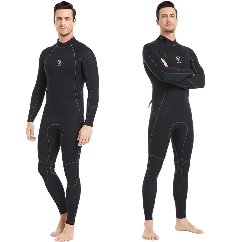 

3MM Neoprene Wetsuits Adult Swimwears Diving Suits Long Sleeves Gentlemen Surfing Rash Guards Snorkel One Pieces