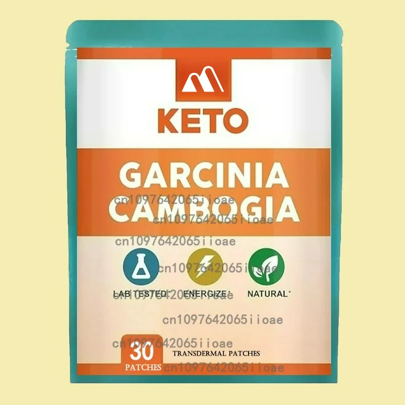 

30 Patches Garcinia Cambogia Transdermal Patches Fat Burning for Weight Loss, Strongest Legal Appetite Reducer Suppressant