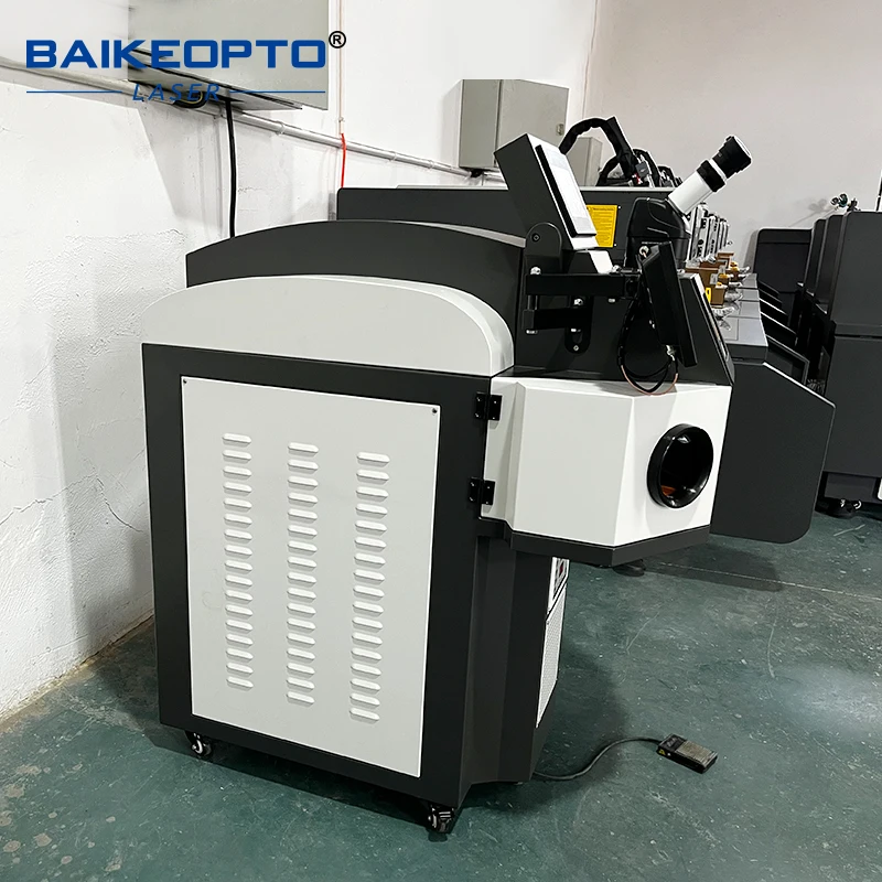 BK‑YJW200B Jewelry Laser Welding Machine 200W YAG Spot Welder High‑accuracy Soldering Machine for Gold Silver Jewellery