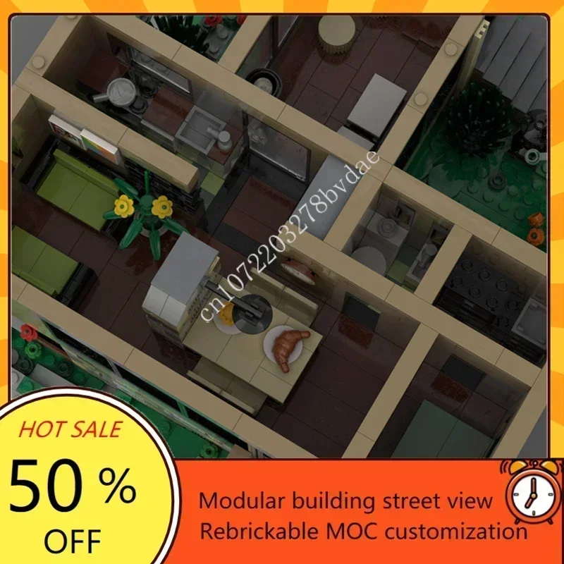 1694PCS Chamberlain Cottage Modulaire MOC Aangepaste puzzels Creatieve Street View Architectuur DIY-montagemodel Educatief speelgoedcadeau