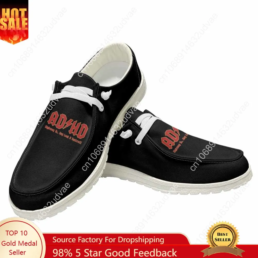 

Go All Out Adult ADHD Highway to Hey Look A Squirrel Funny Music Casual Shoes Plush Flat Shoe Men Woman Breathable Custom Shoe
