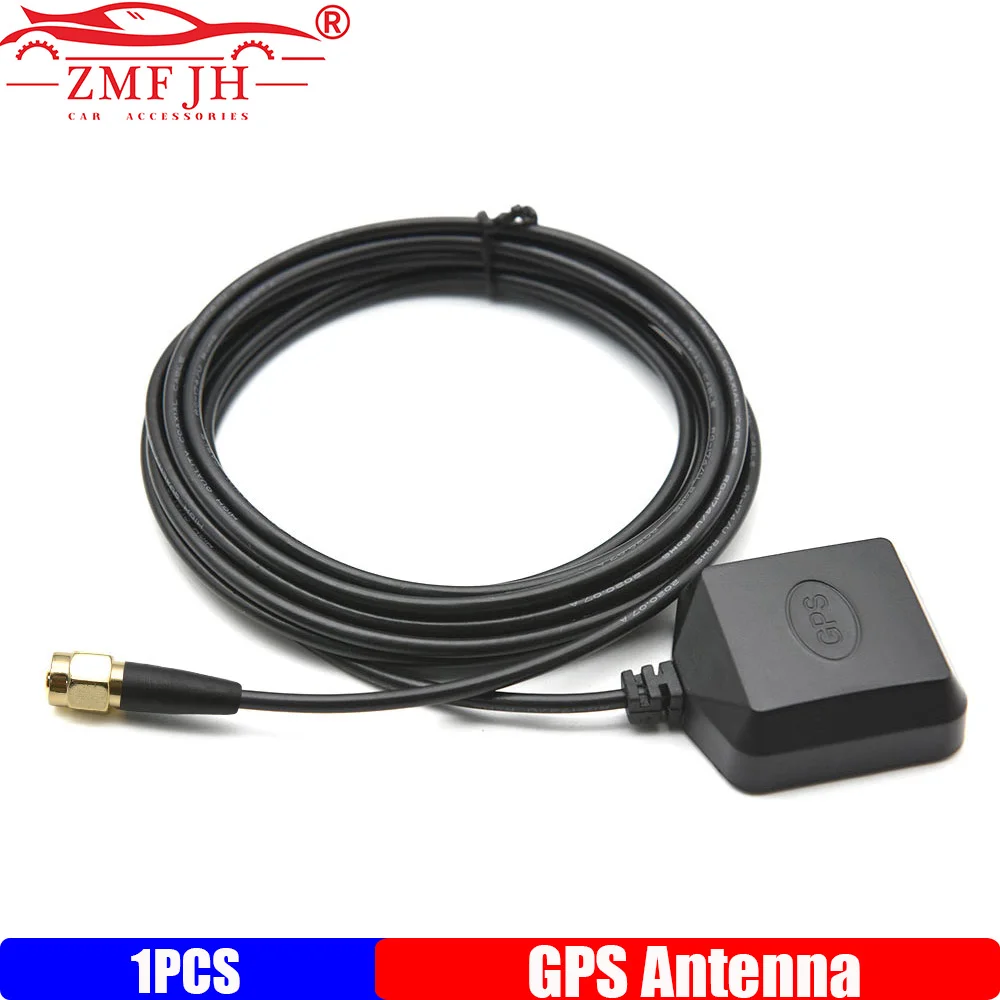 

ZMFJH GPS-приемник сигнала, разъем GPS-антенны, 3-метровый кабель, автомобильный GPS-антенный приемник для автомобильной навигации, камеры, плеер