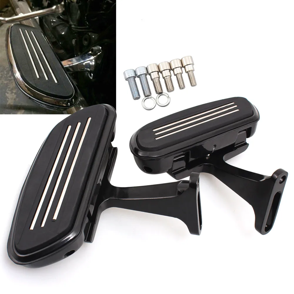 Motorcycle Footrest Streamliner Passenger Footboard Supports For Harley Touring Electra Glide Road King Street Glide 1993- 2020