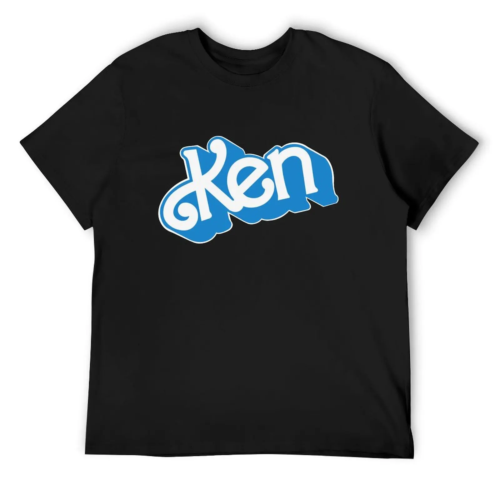 

kenlogo T-Shirt summer top for a boy vintage blue archive plus size men clothing
