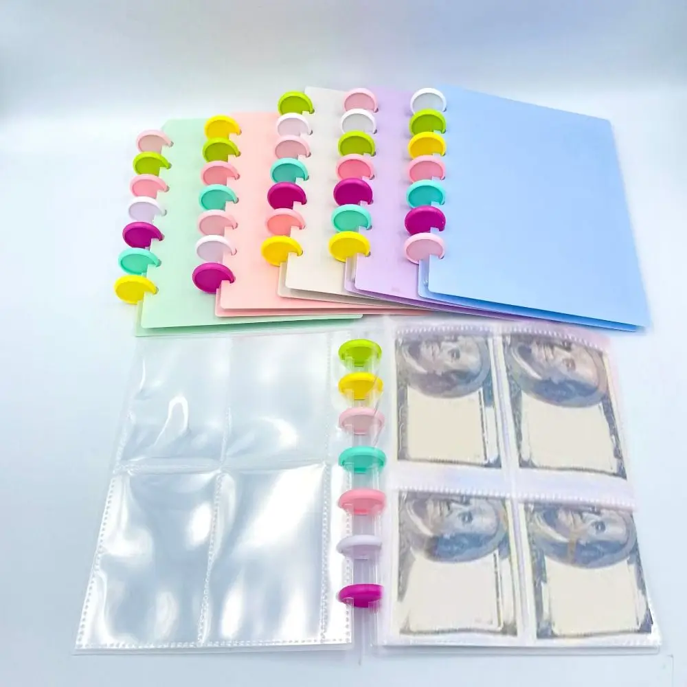 

Large Capacity Money Savings Challenges Waterproof Multi Pockets Envelope Challenge Binder Portable Tear Resistant DIY Card Book