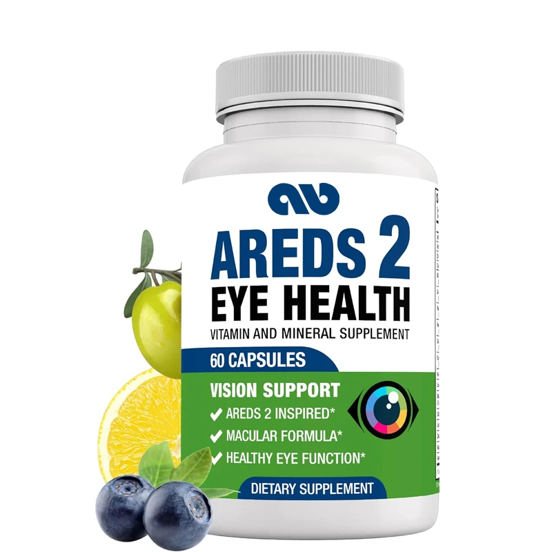 

Areds 2 Eye Vitamin And Mineral Supplements, Containing Lutein, Vitamin C, Zeaxanthin, Zinc, And Vitamins To Enhance