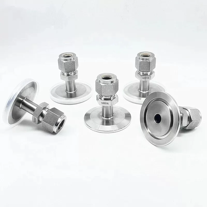 

Vacuum KF-VCR Adaptor Stainless KF16 to KF50 UHV Compatible